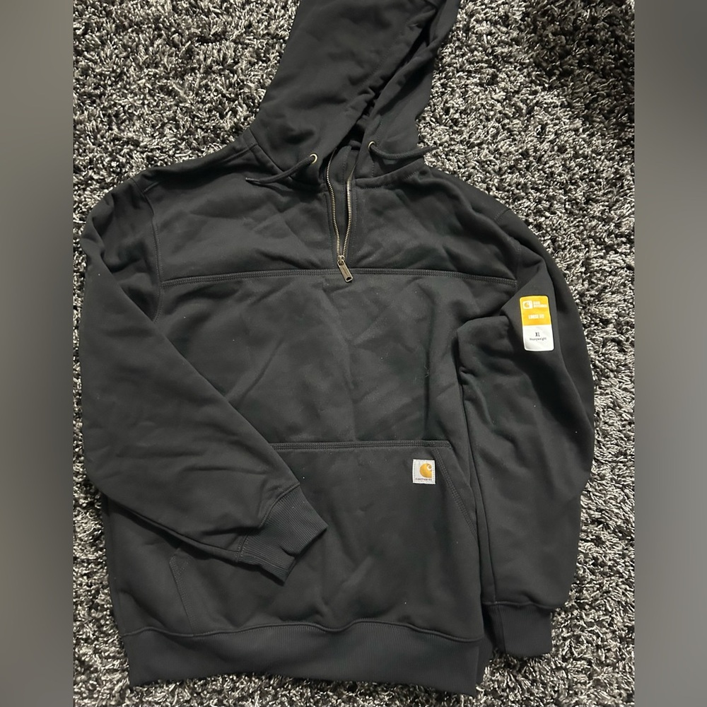 Carhartt Black Rain Defender Hoodie size XL Tall